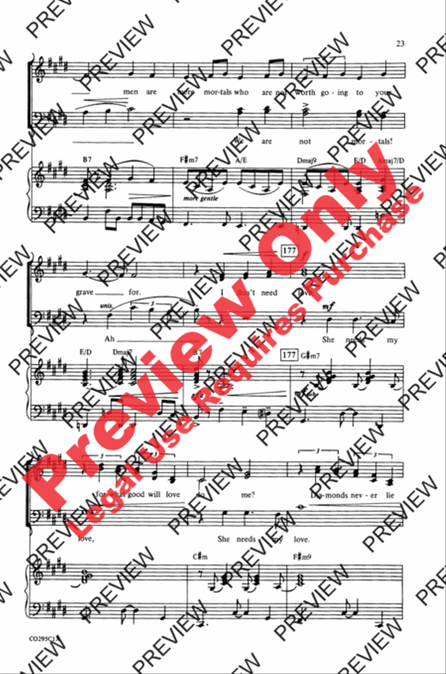 The Best of Bond (A Medley) 4-Part scores gallery preview page 22