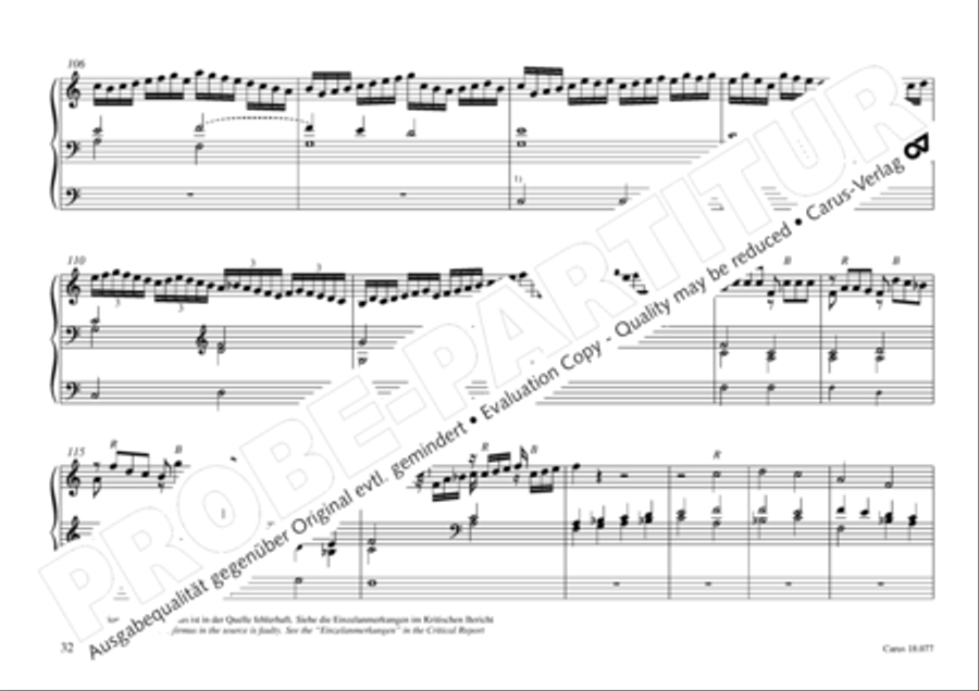 Organ music of the Hasse family Organ Solo scores gallery preview page 33
