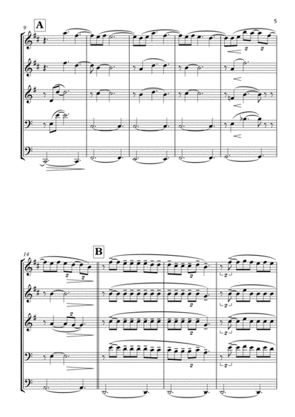 Clair De Lune - Brass Quintet image number null