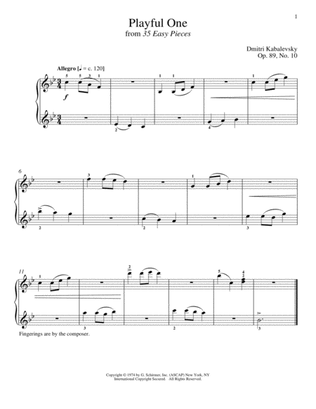 Playful One, Op. 89, No. 10