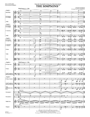 The Simpsons - Conductor Score (Full Score)