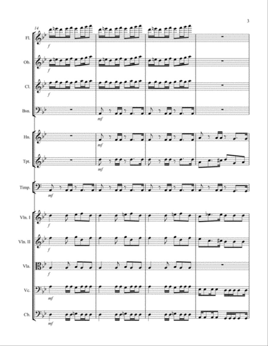 Haunted Circus Full Orchestra scores gallery preview page 3