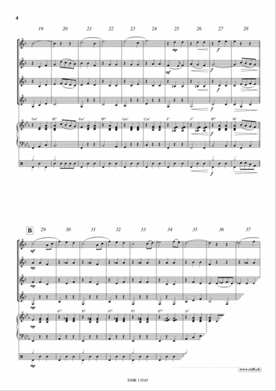 Waltz For Daisy Clarinet scores gallery preview page 4