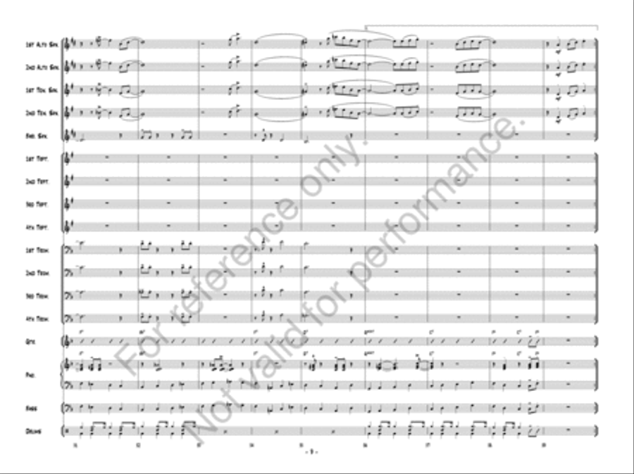 Free Range Trumpets Jazz Ensemble scores gallery preview page 8