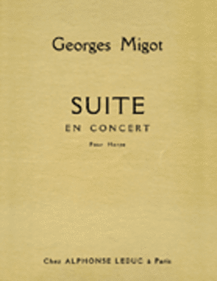 Book cover for Suite en Concert