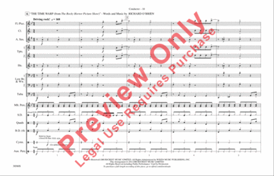 Shorties #18 Marching Band scores gallery preview page 11