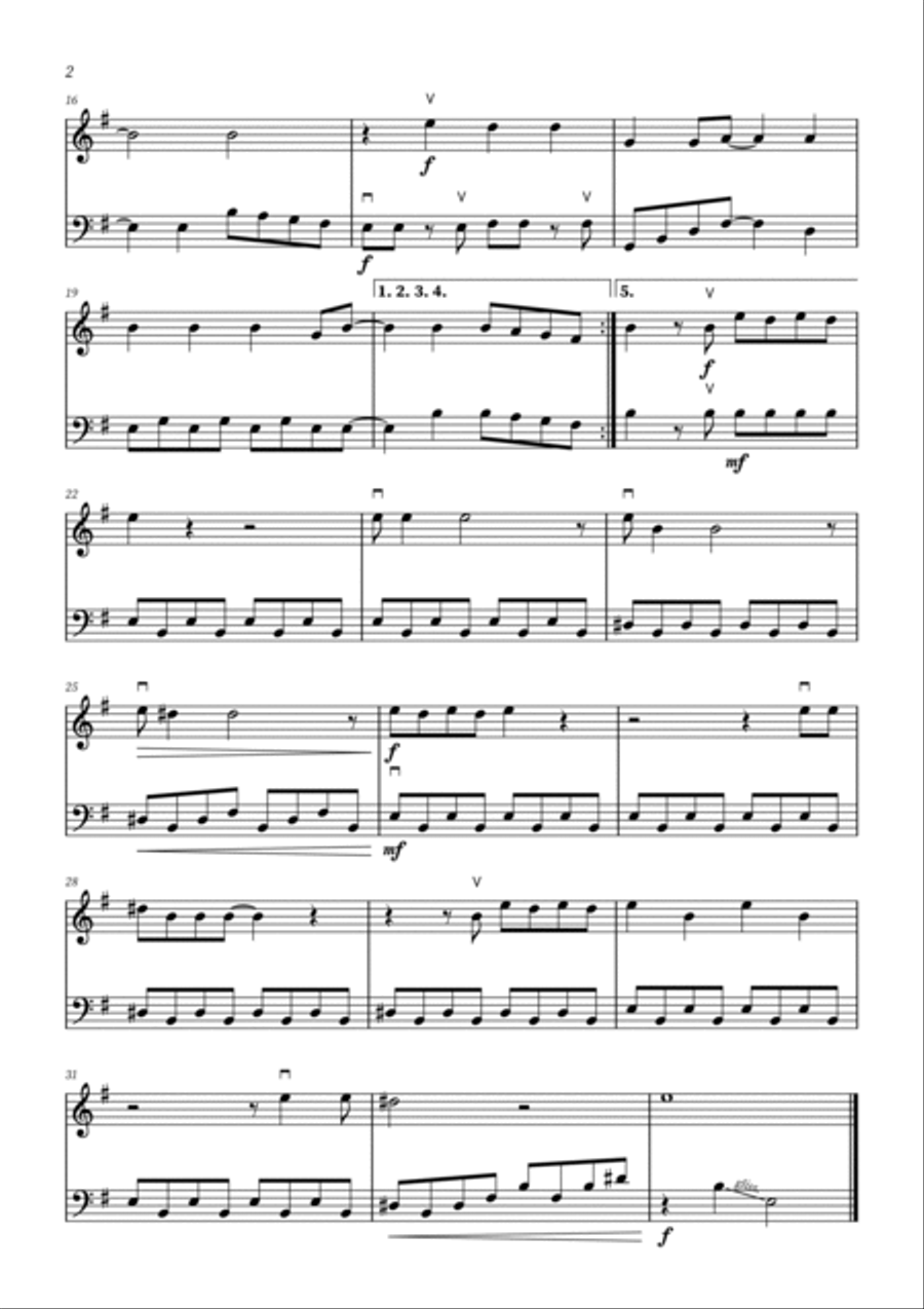 Paint It, Black String Duet scores gallery preview page 2
