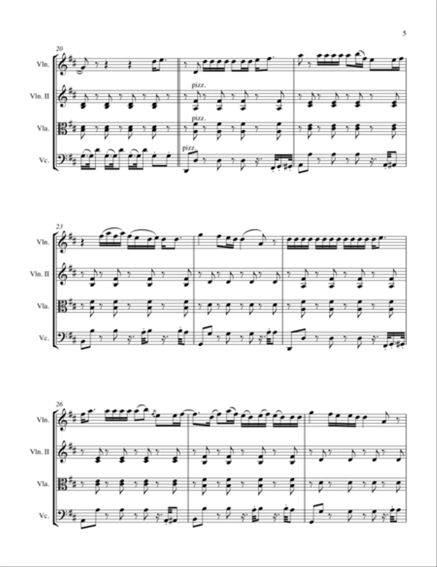 I'm Yours String Trio scores gallery preview page 6