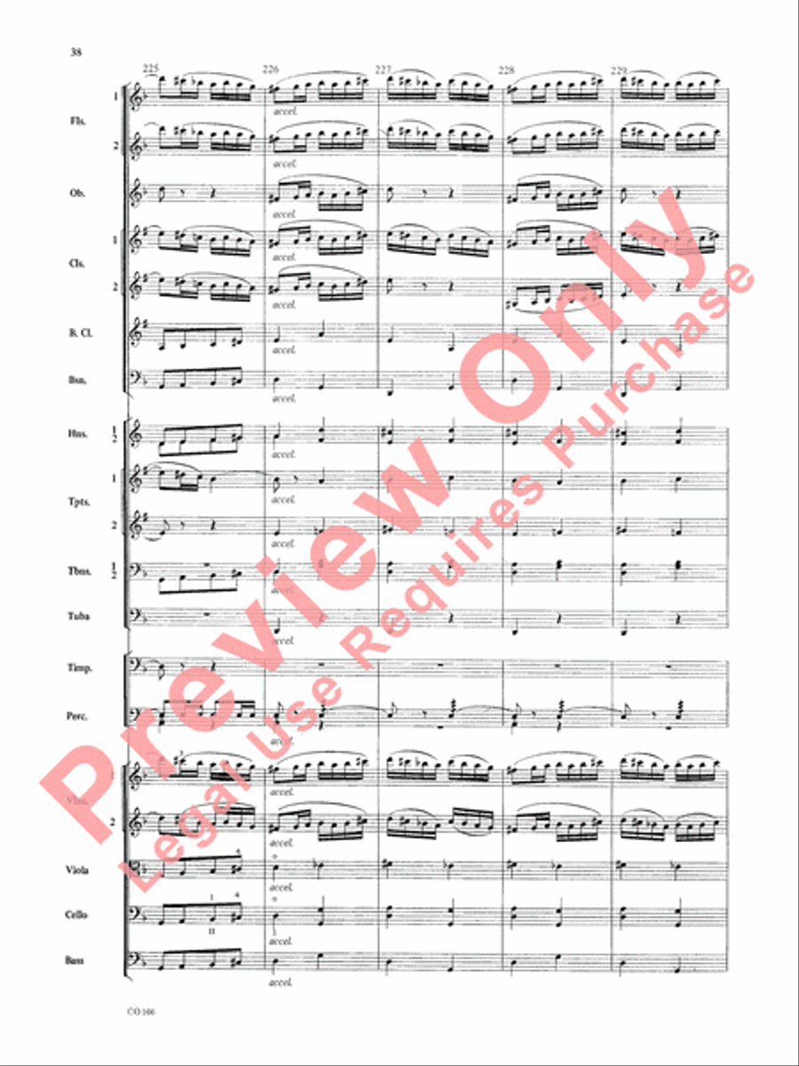 Bacchanale from Samson & Delilah (Score Only) Full Orchestra scores gallery preview page 41