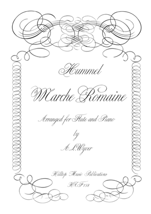 Book cover for March Romaine arr. flute and piano