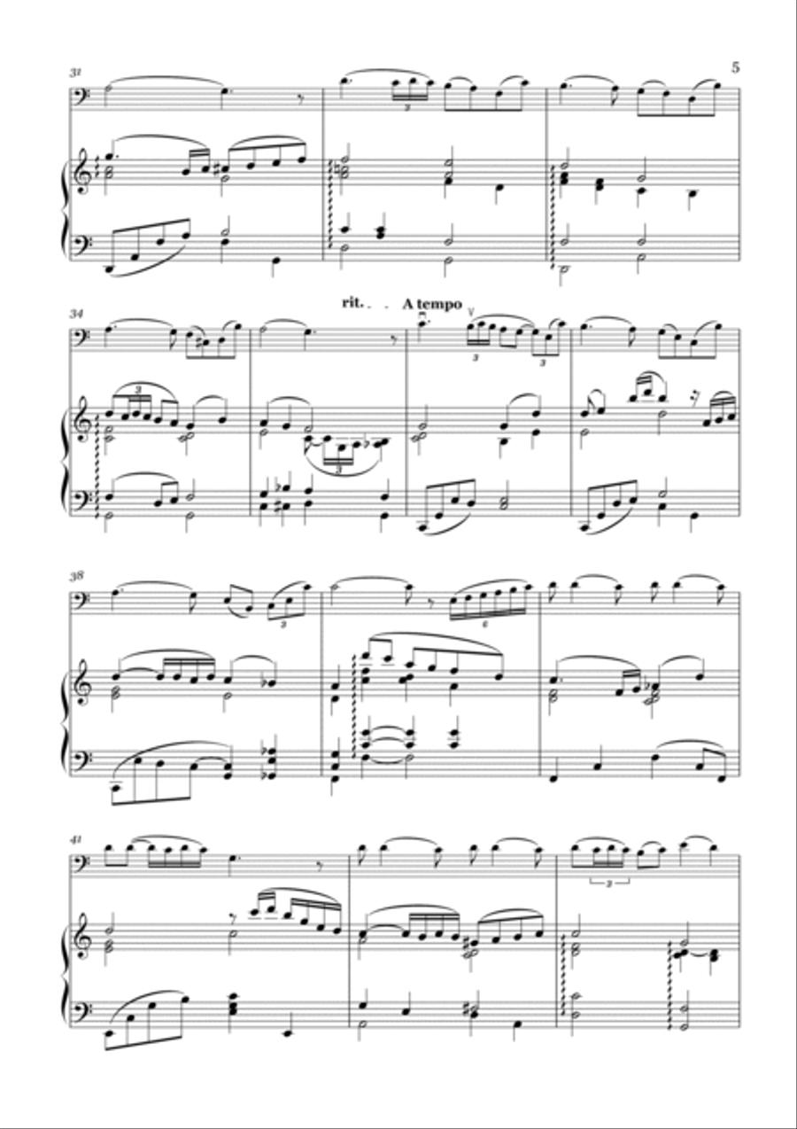 La Vie En Rose Piano scores gallery preview page 5
