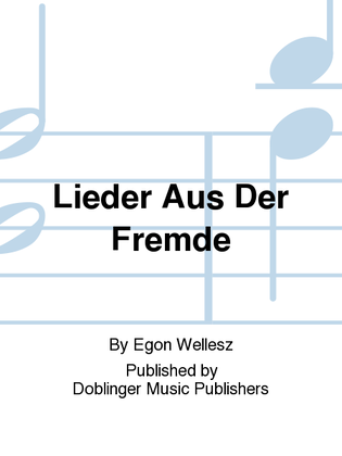 Book cover for Lieder aus der Fremde