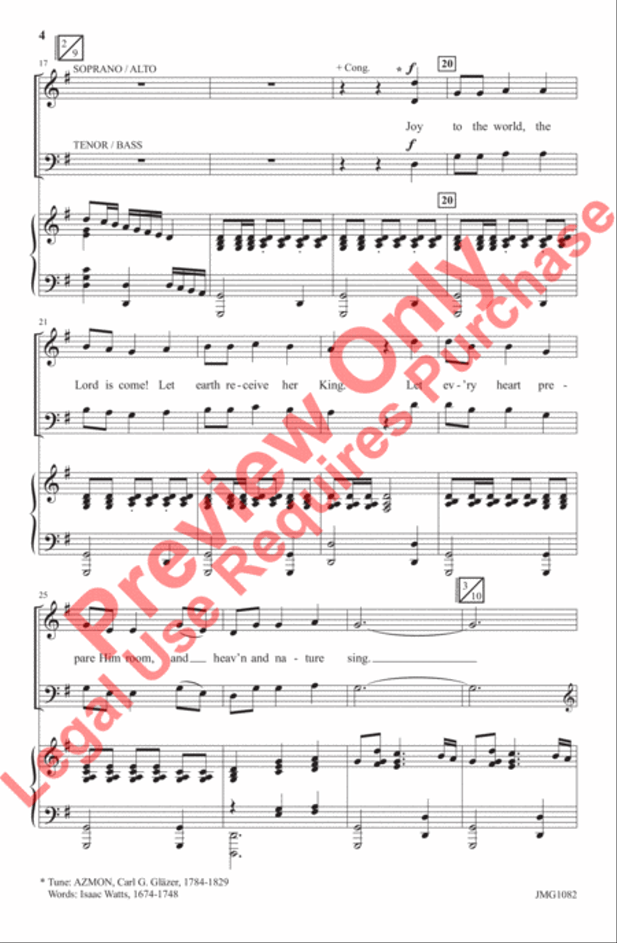 Wonders of His Love 4-Part scores gallery preview page 4