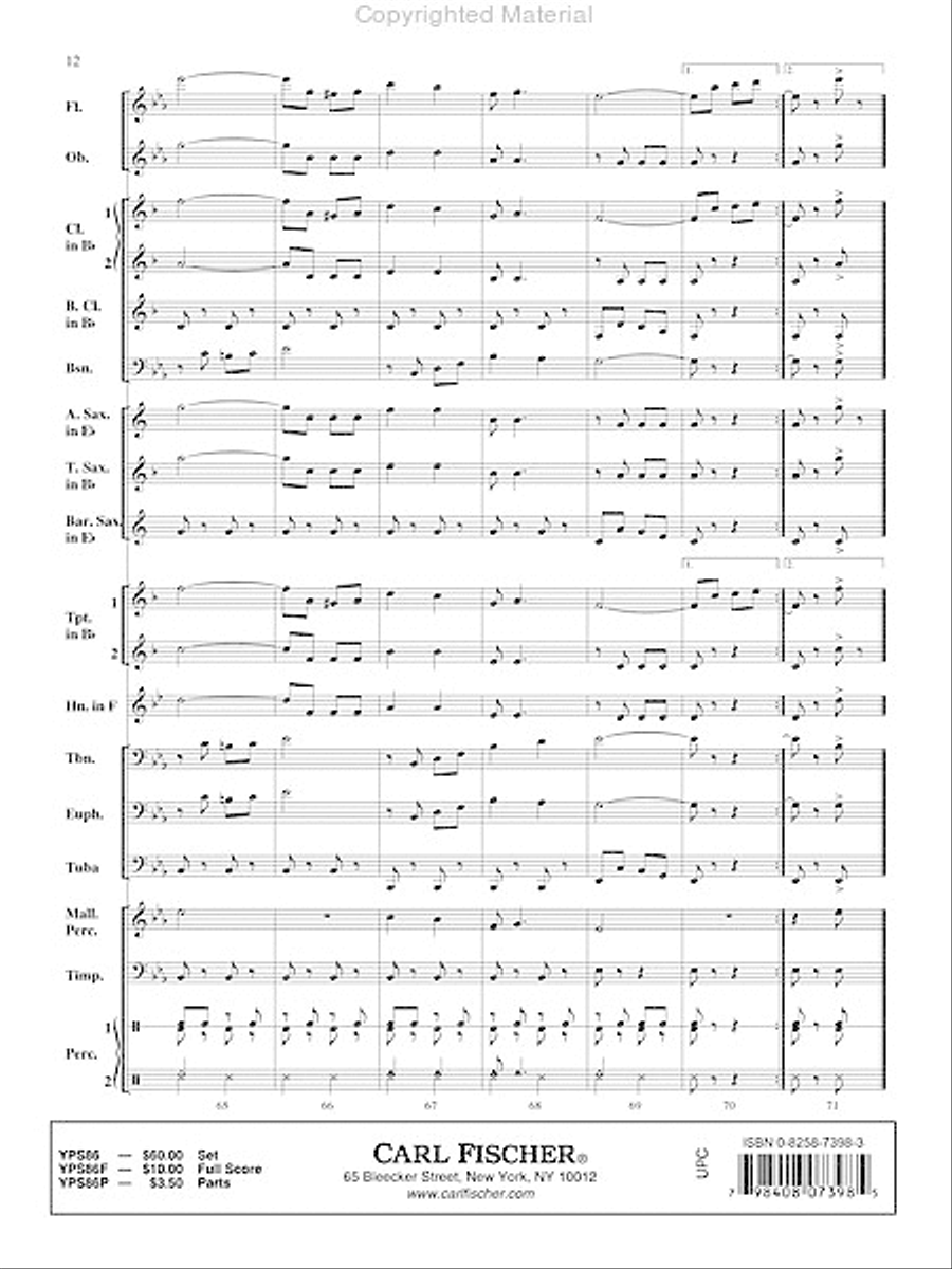 Advance Concert Band scores gallery preview page 13