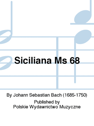 Siciliana (from the 2nd Flute Sonata)