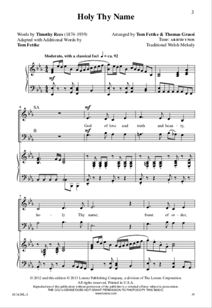 Sunday Solutions for SAB Choirs 3-Part scores gallery preview page 2
