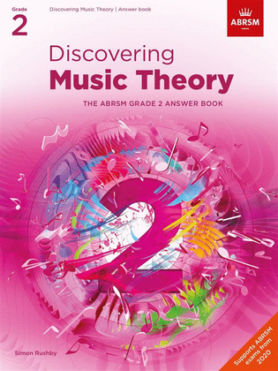 Book cover for Discovering Music Theory, The ABRSM Grade 2 Answer Book