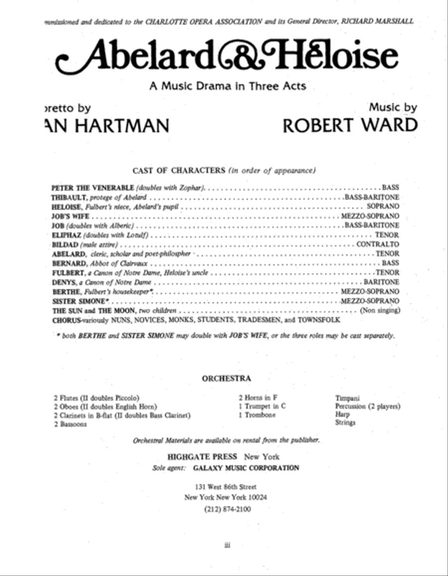 Abelard and Heloise Choir scores gallery preview page 5
