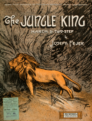 Book cover for The Jungle King March & Two Step