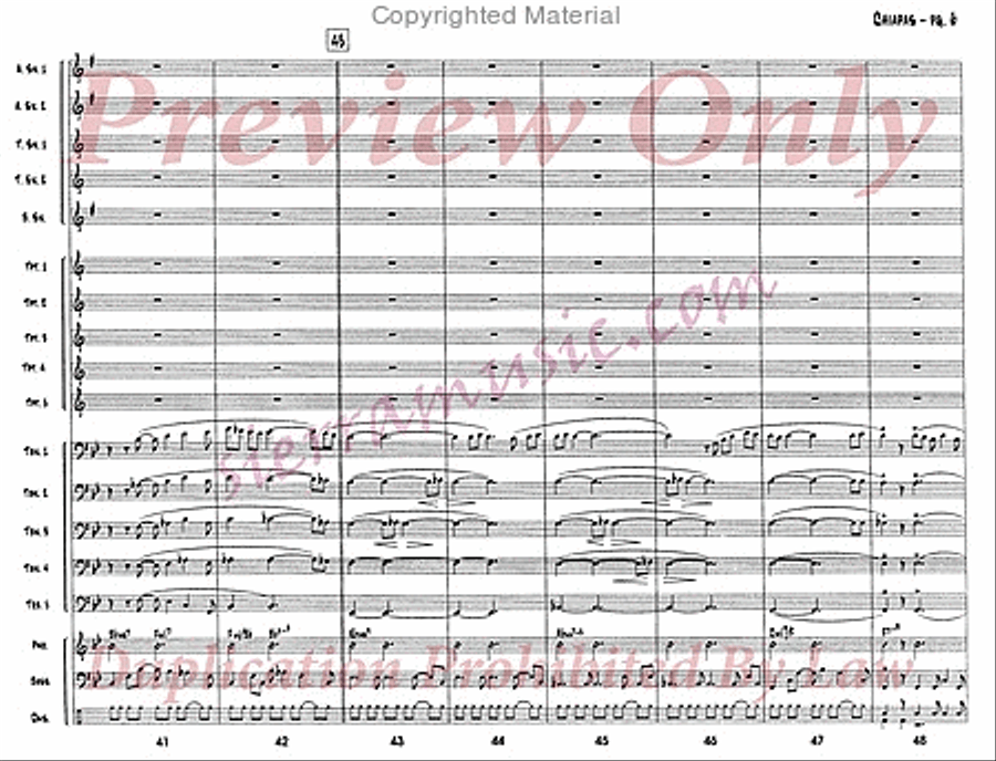 Chiapas Chiapas Jazz Ensemble scores gallery preview page 7