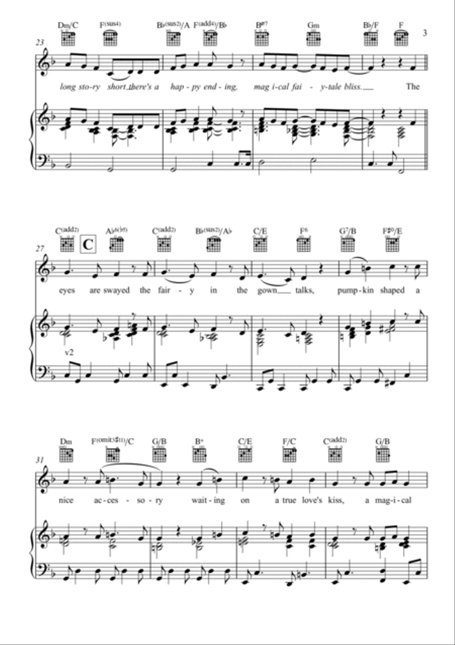 Long Story Short Piano, Vocal, Guitar scores gallery preview page 3