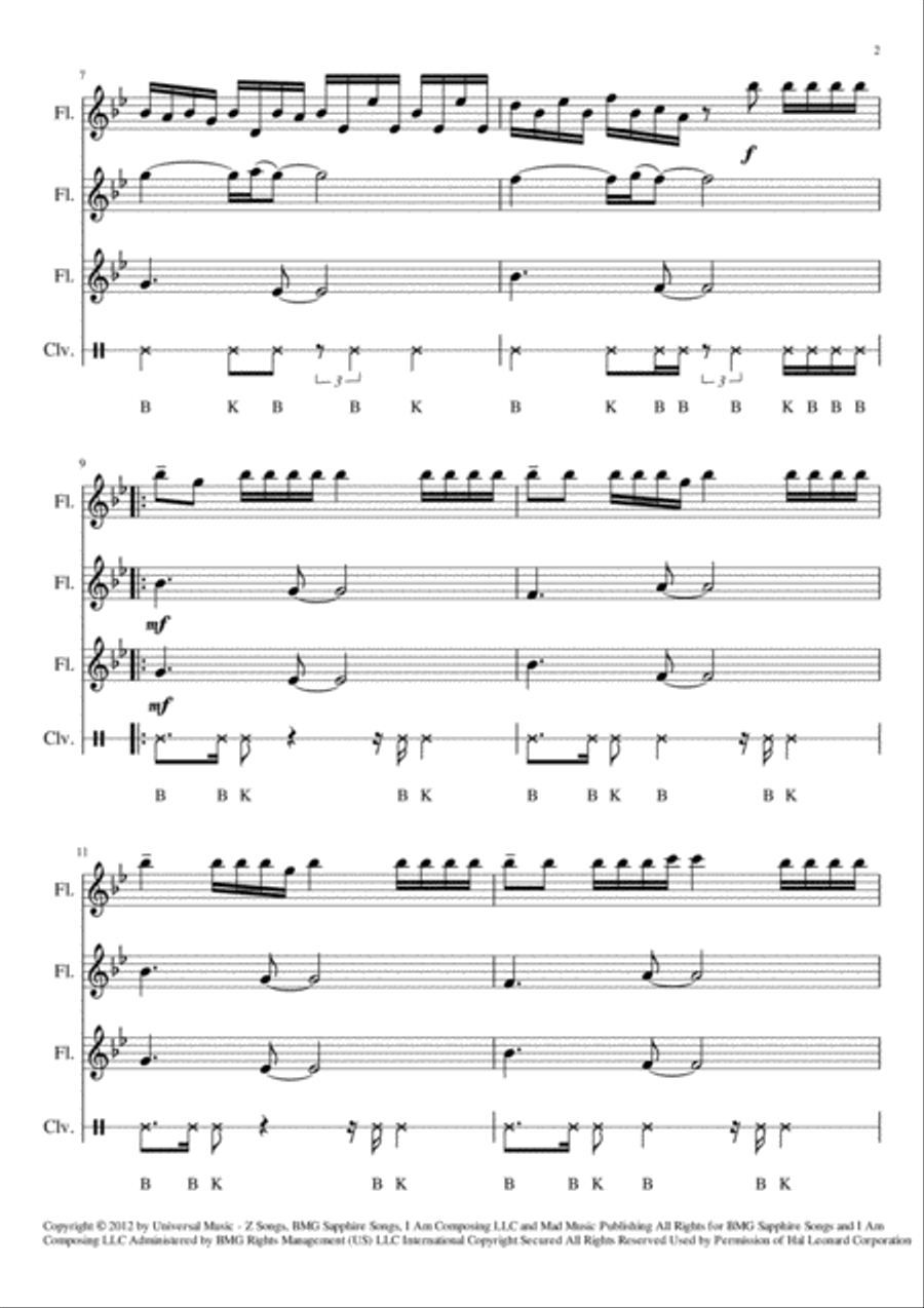 Hall Of Fame Woodwind Trio scores gallery preview page 3
