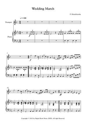 Wedding March - Felix Bartholdy Mendelssohn (Trumpet + Piano)