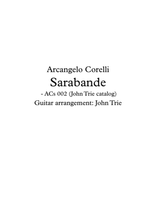 Book cover for Sarabande - ACs002