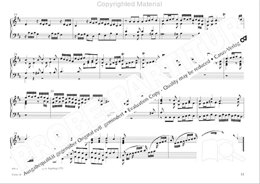 Organo pleno. Orgelstucke zum Ein- und Auszug Organ Solo scores gallery preview page 49