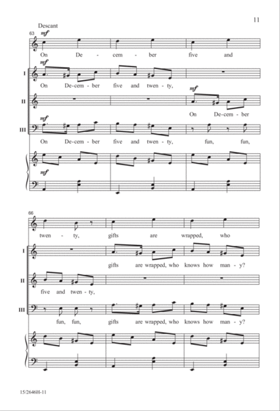 Fun, Fun, Fun! Fun, Fun, Fun! 3-Part scores gallery preview page 12