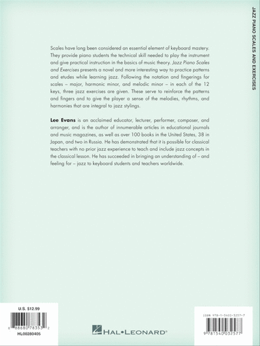 Jazz Piano Scales and Exercises Piano Method scores gallery preview page 7