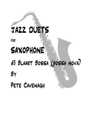 Book cover for Blaart Bossa - saxophone duet