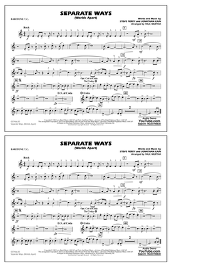 Book cover for Separate Ways (Worlds Apart) (arr. Paul Murtha) - Baritone T.C.