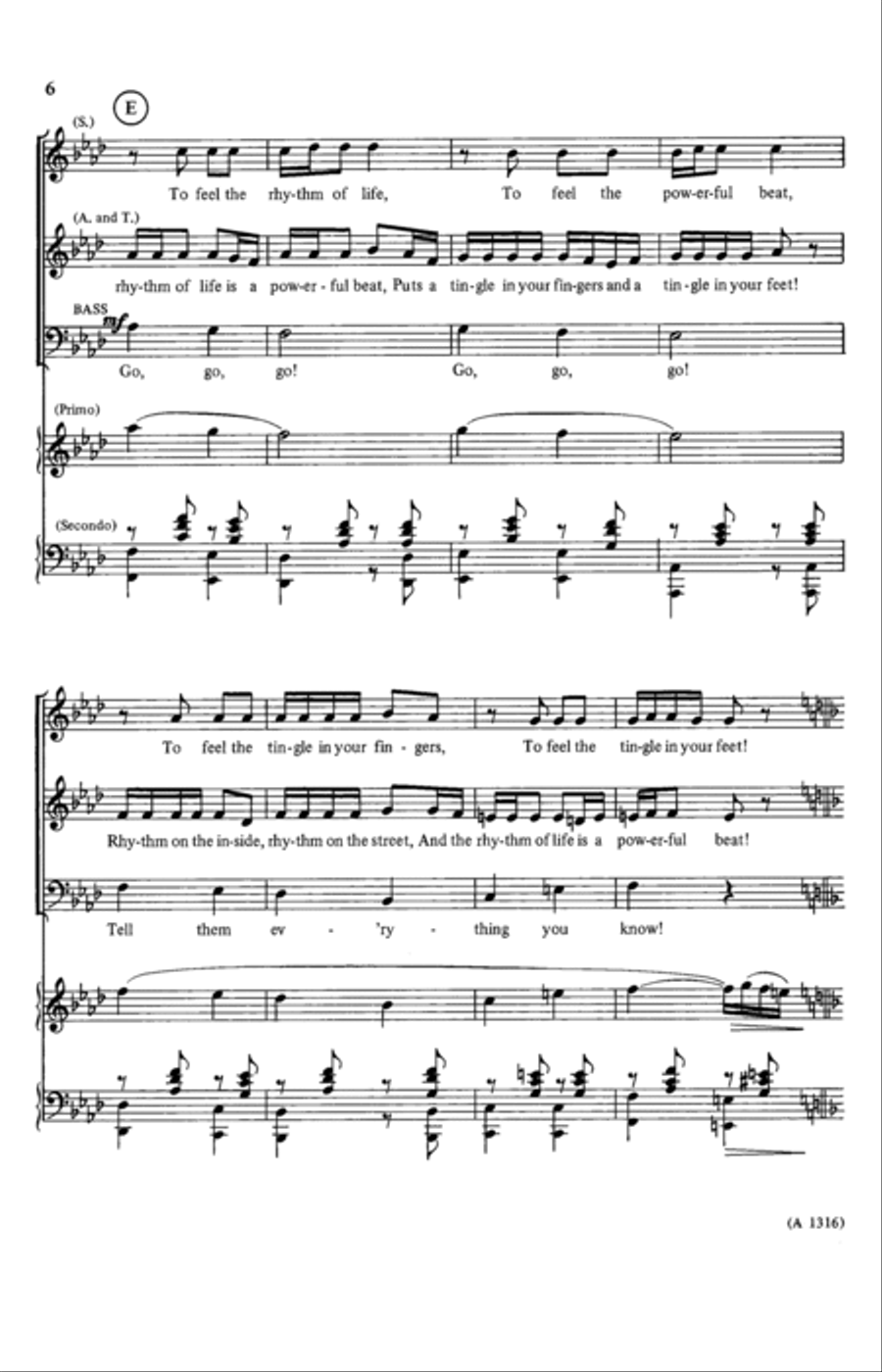The Rhythm Of Life (from Sweet Charity) (arr. Richard Barnes) 4-Part scores gallery preview page 4