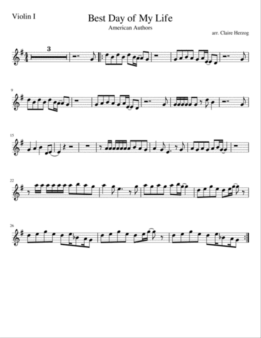 Best Day Of My Life Small Ensemble scores gallery preview page 3