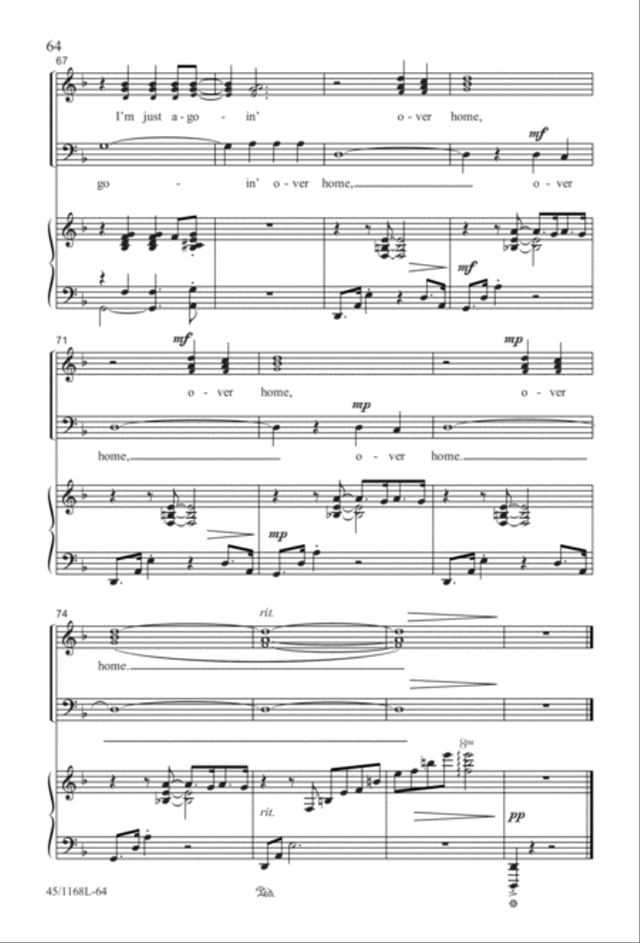 8 Anthems for About 12 Singers 3-Part scores gallery preview page 64