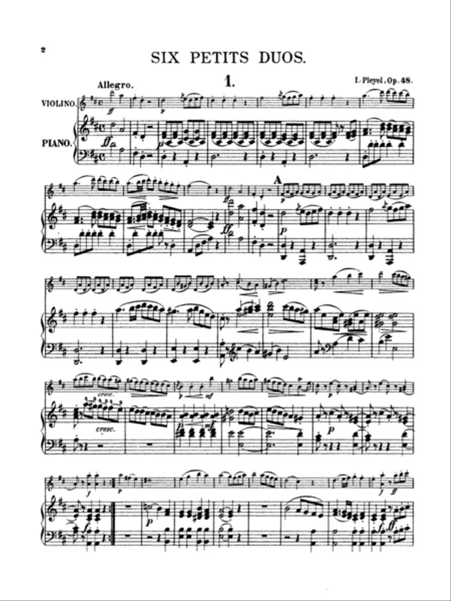 Six Little Duets, Op. 48 Six Little Duets, Op. 48 String Duet scores gallery preview page 3