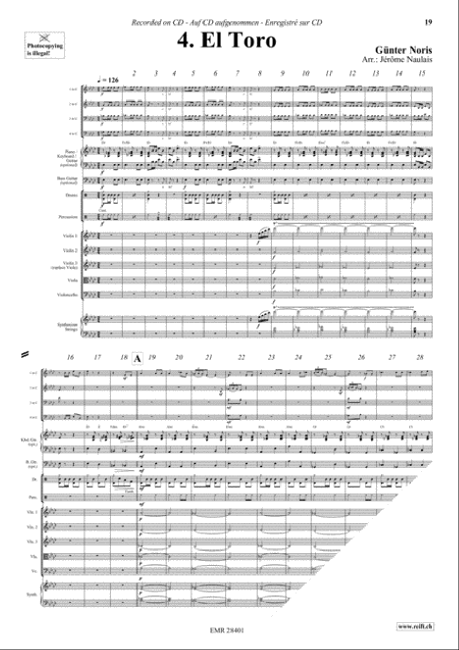 Let's Dance Volume 2 Brass Ensemble scores gallery preview page 6