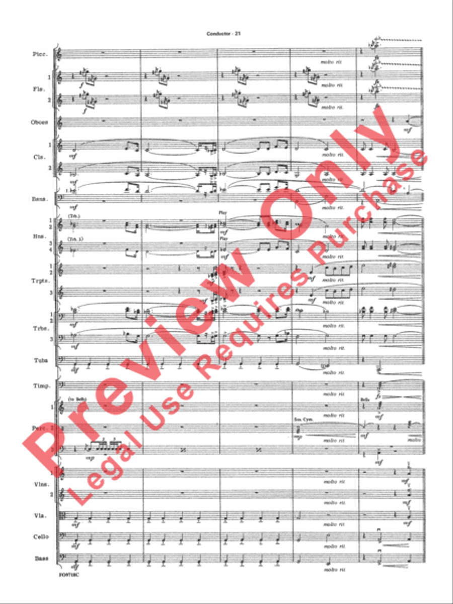 The Empire Strikes Back Medley Full Orchestra scores gallery preview page 24