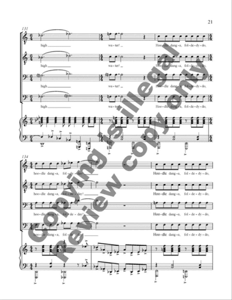 Sweet Betsy Sweet Betsy TTBB scores gallery preview page 40
