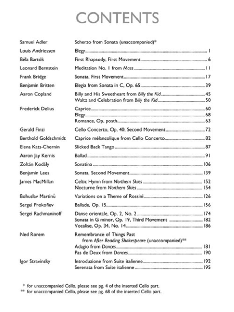 The Boosey & Hawkes Cello Anthology Cello scores gallery preview page 3
