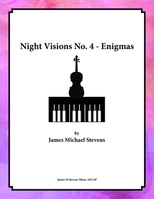 Night Visions No. 4 - Enigmas - Violin & Piano