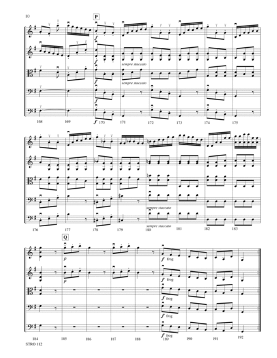 Symphony No. 17 in G, K. 129: Finale Orchestra scores gallery preview page 9