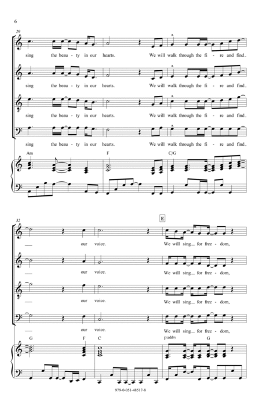 We Will Rise Up Together We Will Rise Up Together 4-Part scores gallery preview page 6