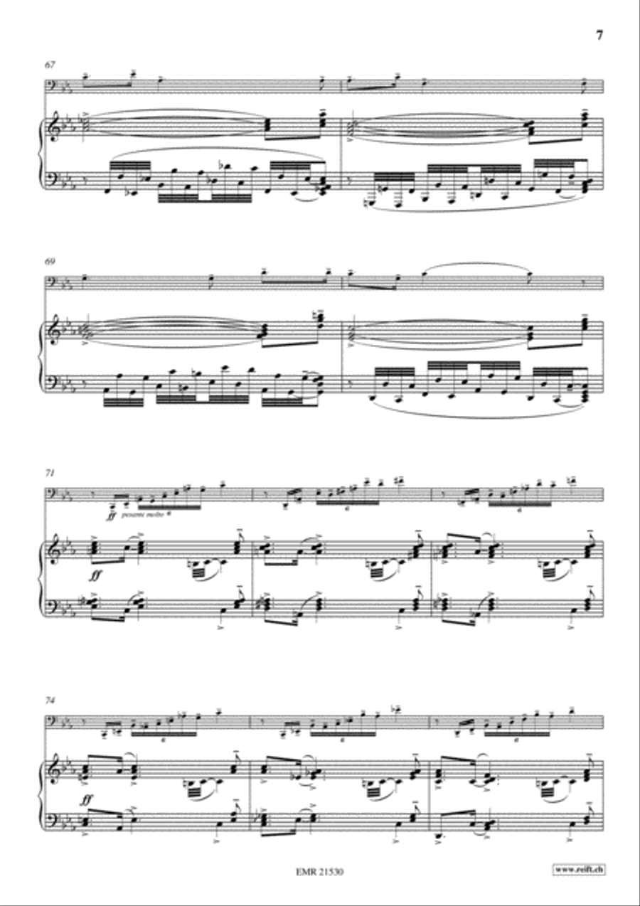 Concerto No. 10 Bass Trombone scores gallery preview page 7