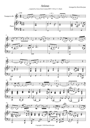Arioso (trumpet in Bb & piano) - INT