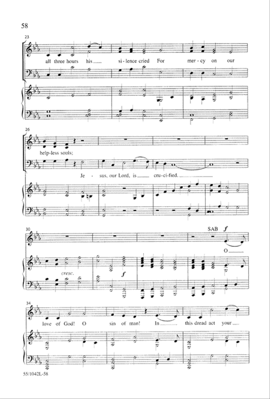 No Greater Love 3-Part scores gallery preview page 60