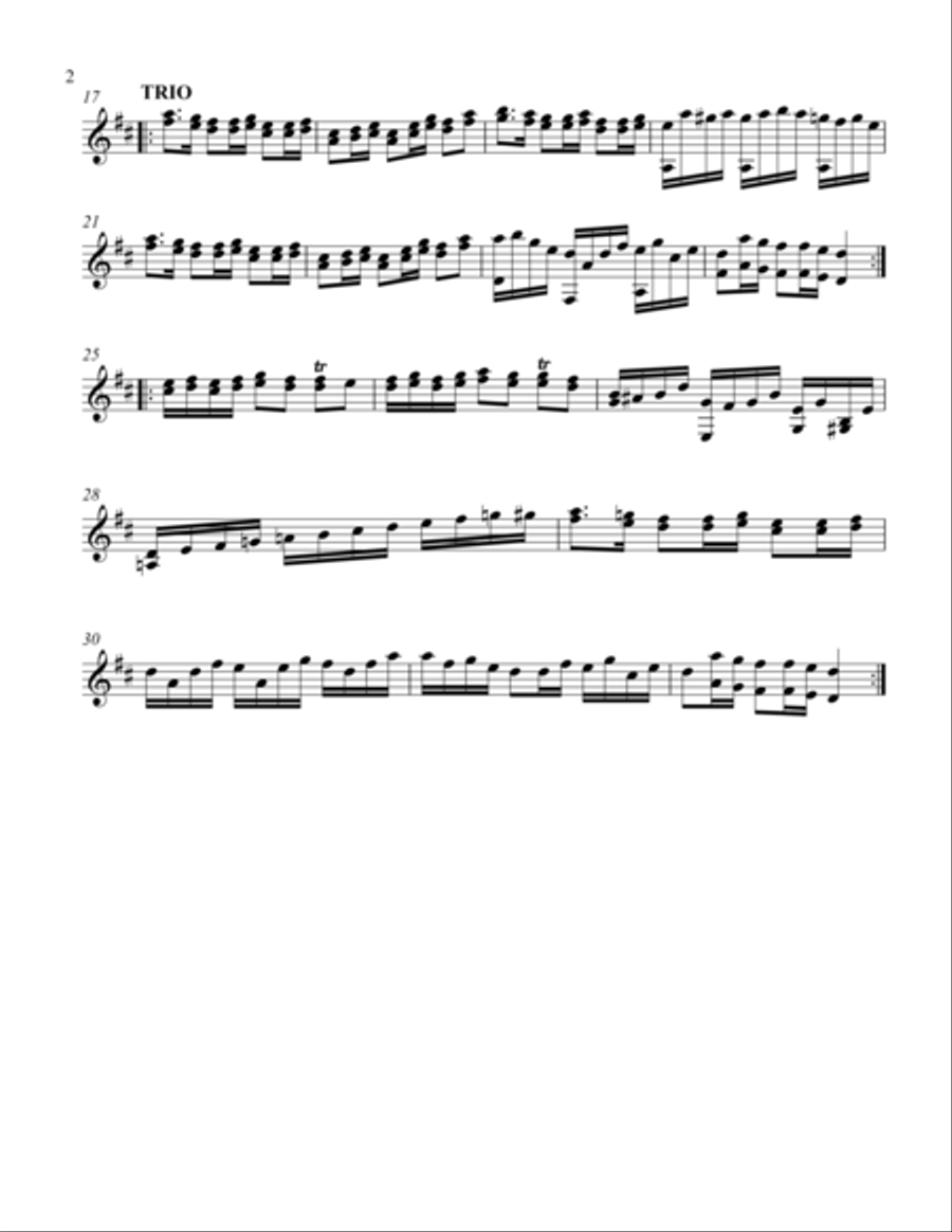 Polonaise Classical Guitar scores gallery preview page 2