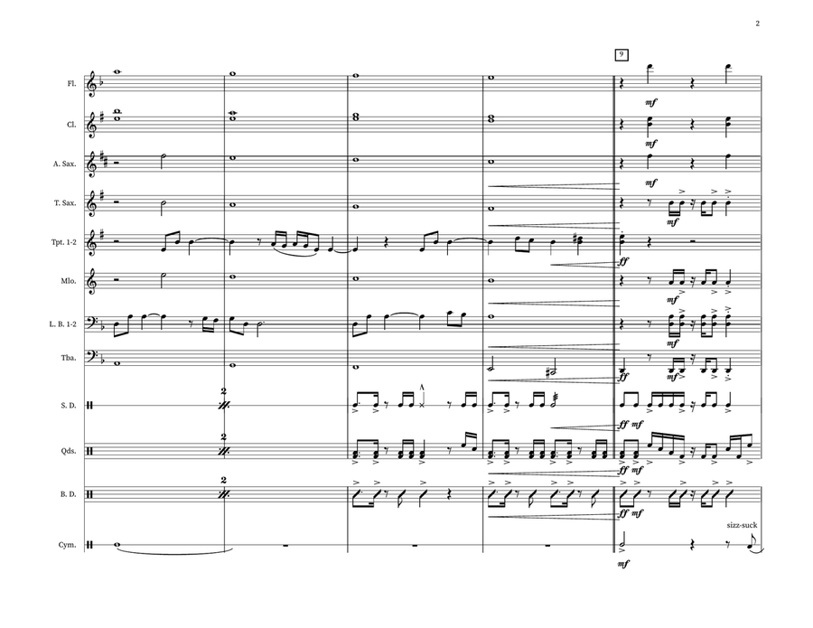 Still Fly Still Fly Marching Band scores gallery preview page 2