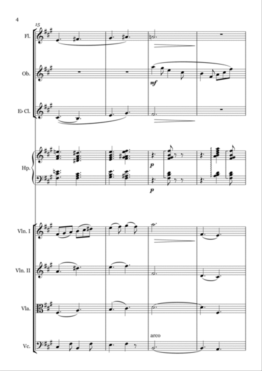 Midnight Nocturne Chamber Orchestra scores gallery preview page 5